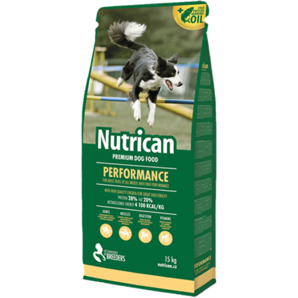 NUTRICAN Performance, XS-XL, Pui, hrană uscată câini, activitate intensă, 15kg