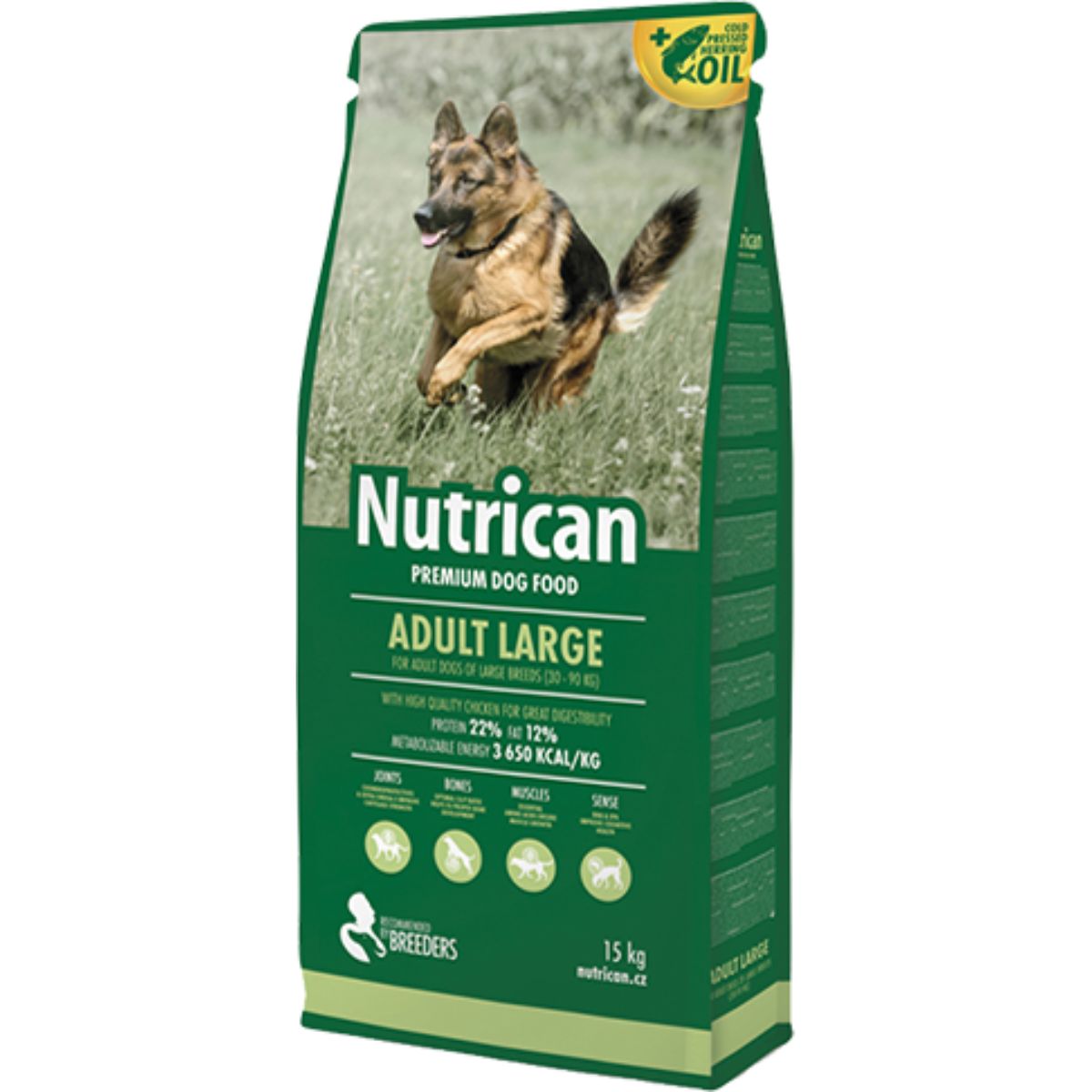 NUTRICAN Adult Large, L-XL, Pui, hrană uscată câini, pachet economic, 15kg + 2Kg