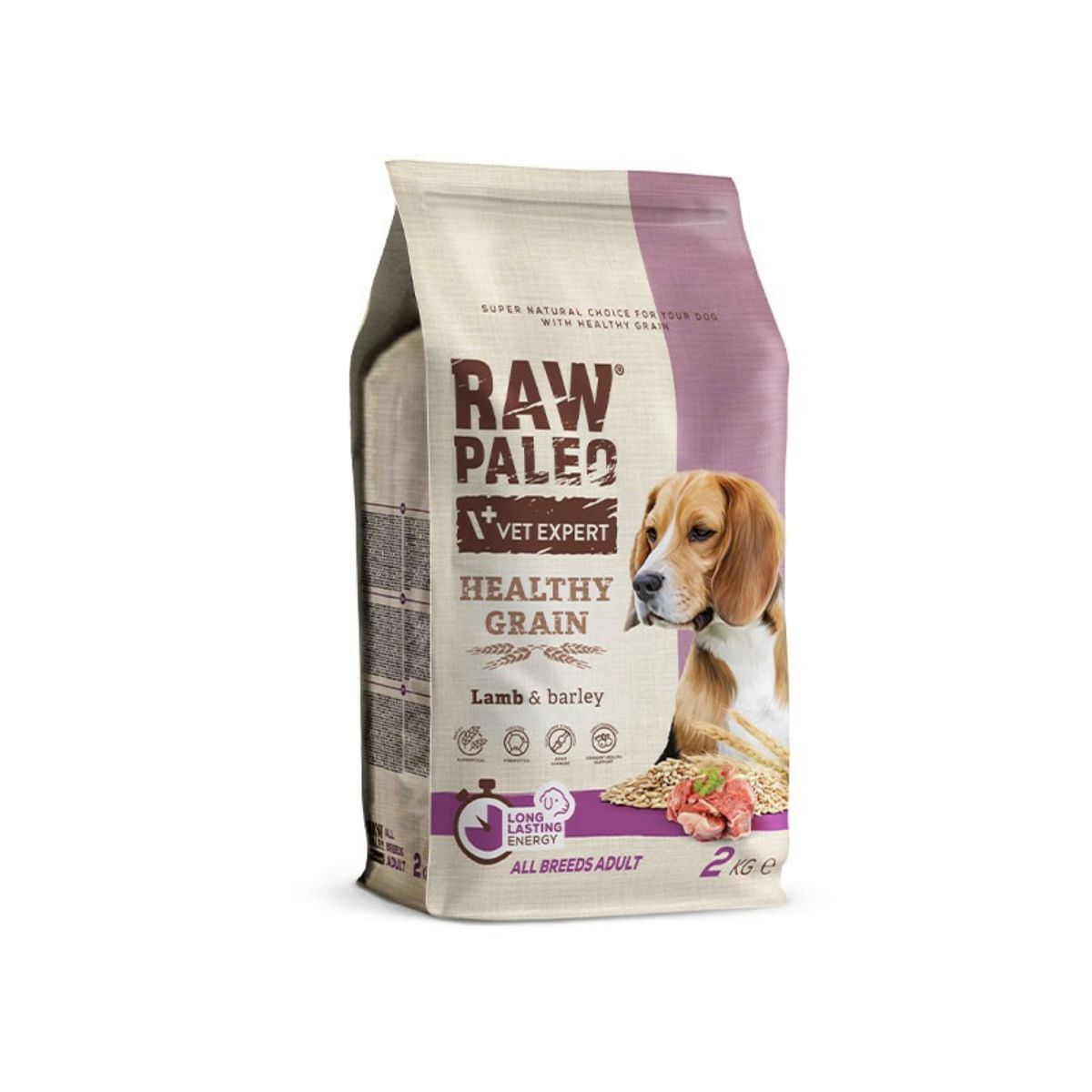 RAW PALEO Healthy Grain, XS-XL, Miel, hrană uscată câini, 2kg