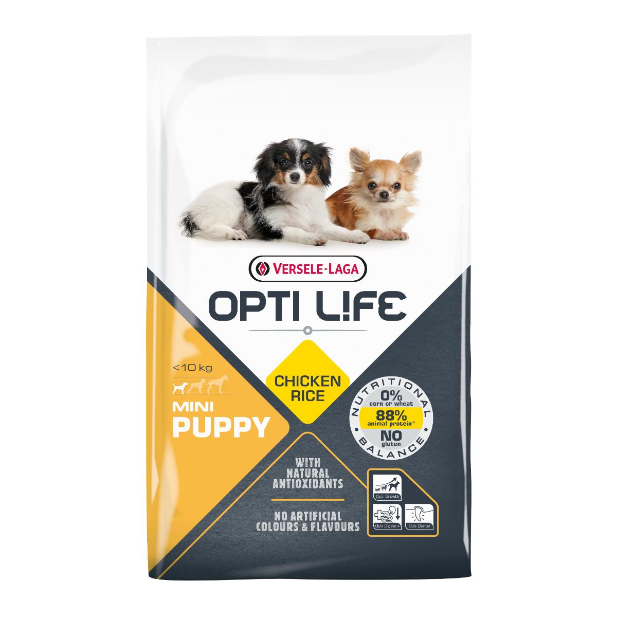 VERSELE LAGA Opti Life Puppy Mini, XS-S, Pui, hrană uscată câini junior, 7.5kg - 1 | YEO