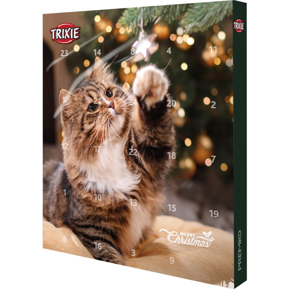 TRIXIE Christmas Premio Advent Calendar, cutie recompense pisici, 390g - 1 | YEO