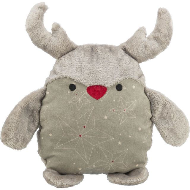 TRIXIE Christmas Ren, jucărie de pluș câini XS-XL, activități fizice, textil, bej, 30cm