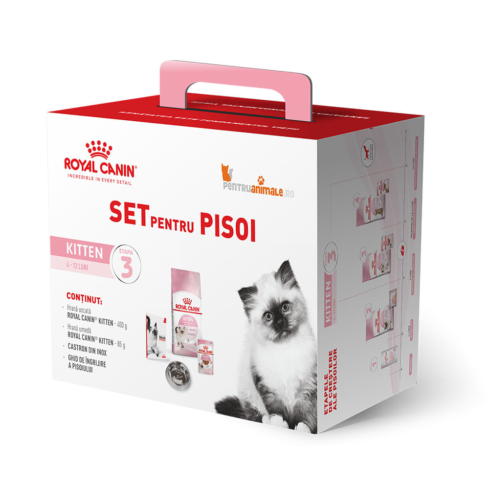 SET pentru PISOI Royal Canin Kitten