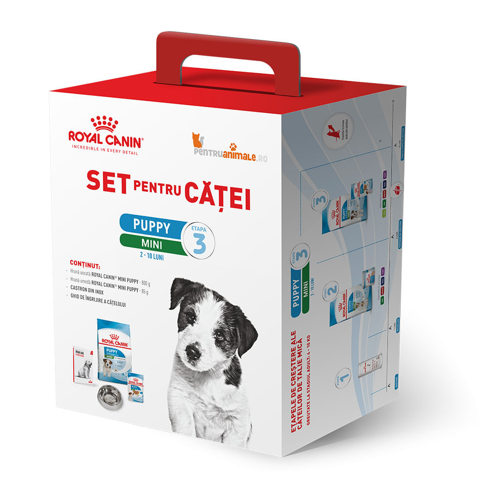 SET pentru Catei Royal Canin Mini Puppy