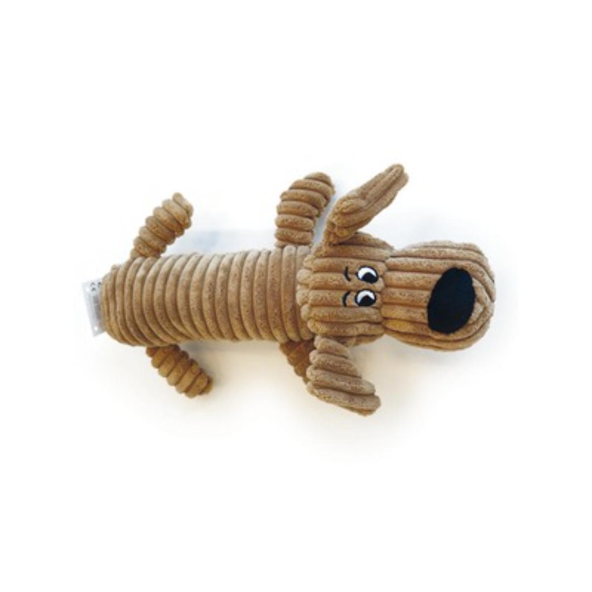 M-PETS Charly Squeaker, jucărie de pluș, câini XS-L, cu sunet, pluș, maro, 32cm