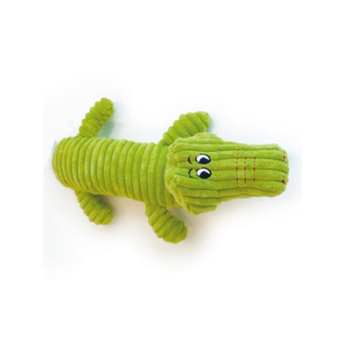 M-PETS Franky Squeaker, jucărie de pluș câini XS-L, cu sunet, pluș, verde, 32cm