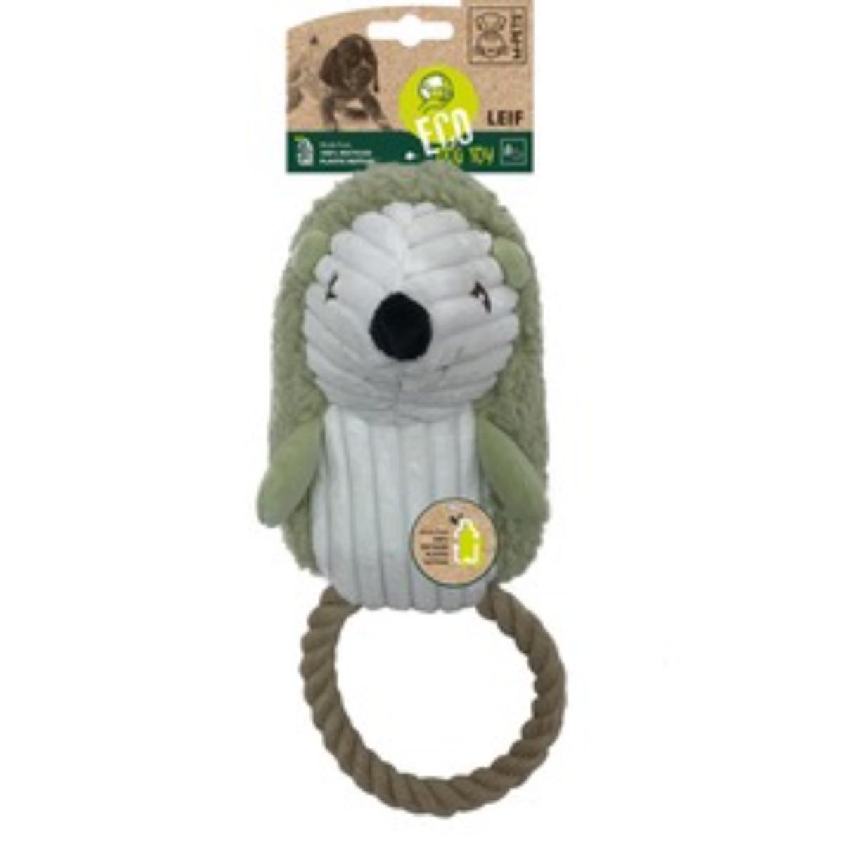 M-PETS Leif Eco, jucărie sfoară câini XS-M, activități fizice, iută, maro, 26cm