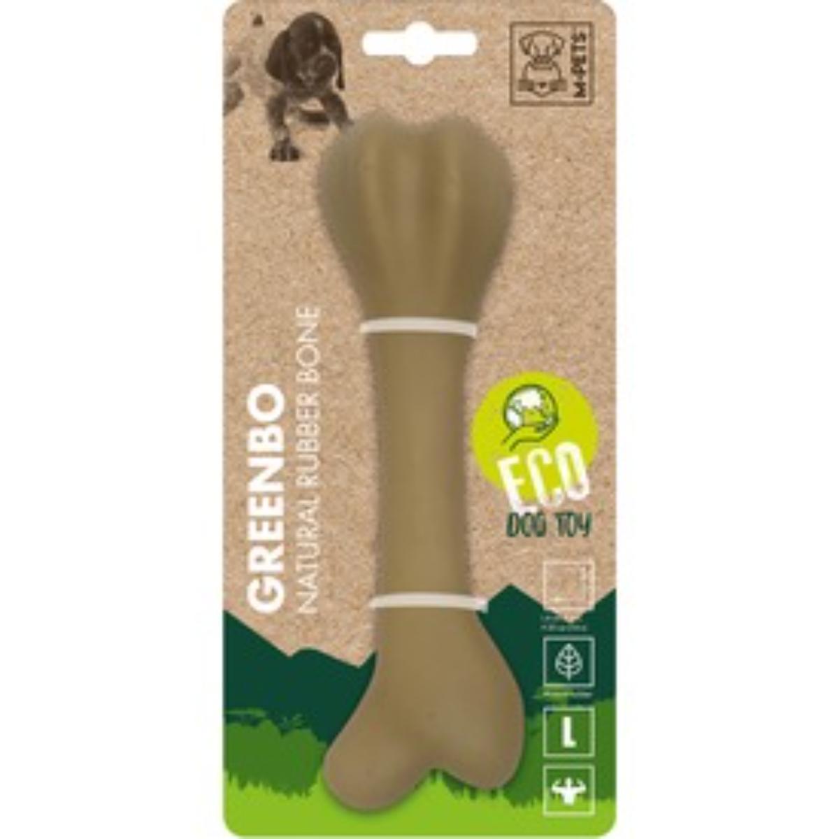 M-PETS Greenbo, jucărie de ros câini, dentiție, cauciuc M-PETS Greenbo, jucărie de ros câini L, dentiție, cauciuc, maro, 20cm