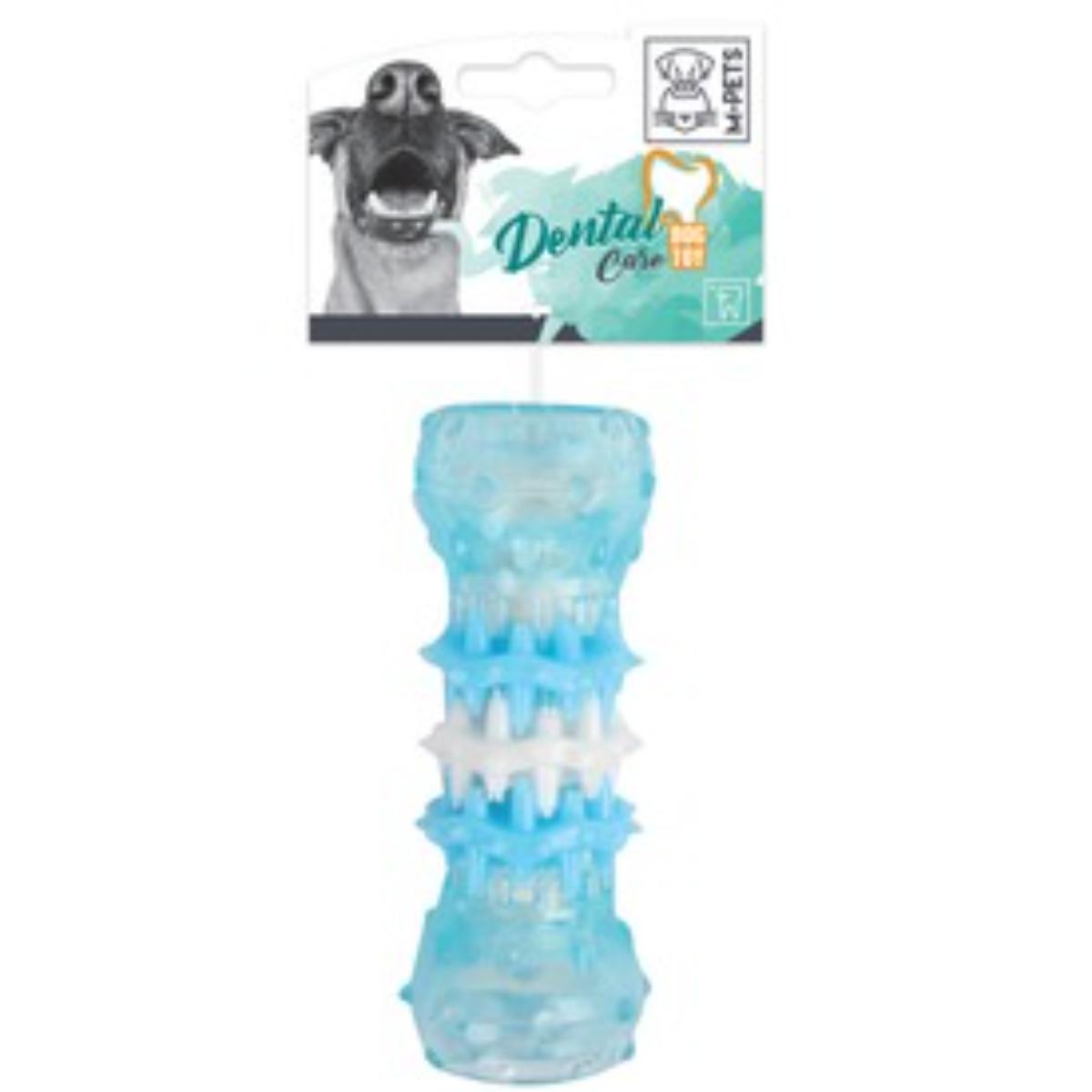 M-PETS Washy, jucărie de ros câini, dentiție, cauciuc M-PETS Washy, jucărie de ros câini XS-S, dentiție, cauciuc, albastru și alb, 10x4cm