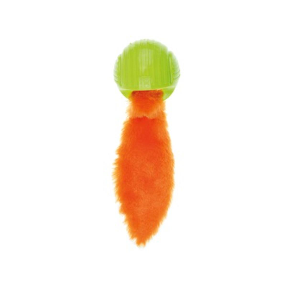 M-PETS Foxball, jucărie minge, câini, activități fizice, cauciuc M-PETS Foxball, jucărie minge, câini XS-M, activități fizice, cauciuc, portocaliu și verde, 24.7cm - 1 | YEO