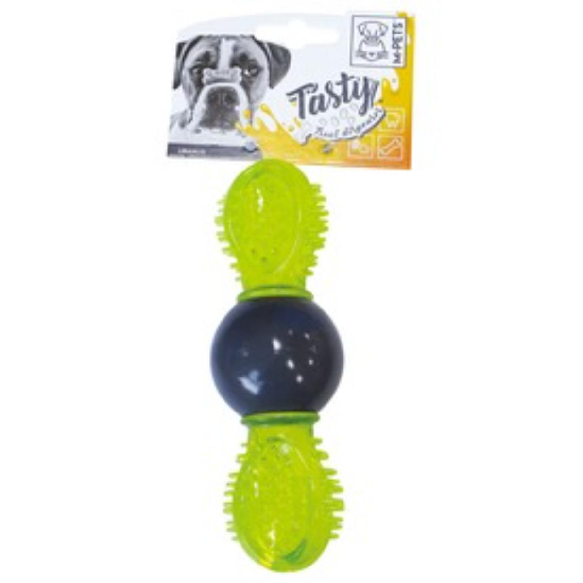 M-PETS Uranus, jucărie interactivă câini, eliberare recompense, dentiție, cauciuc M-PETS Uranus, jucărie interactivă câini S-L, eliberare recompense, dentiție, cauciuc, verde, 16.5cm