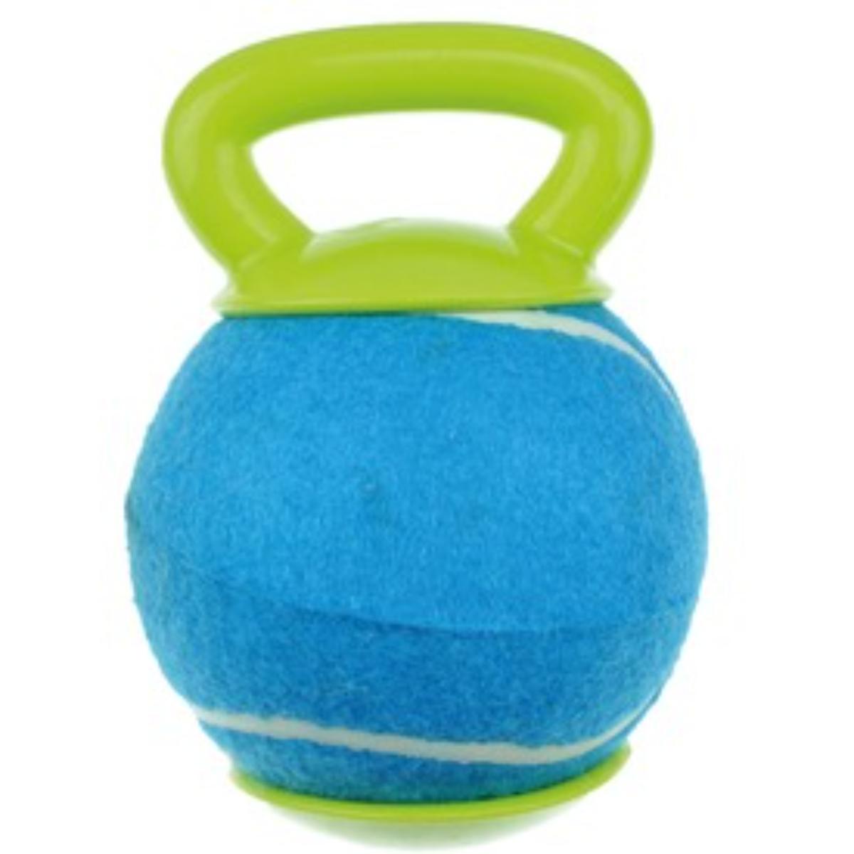 M-PETS Baggy, jucărie minge câini, activități fizice, cauciuc M-PETS Baggy, jucărie minge câini S-L, activități fizice, cauciuc, verde și albastru, ⌀18.4cm - 1 | YEO