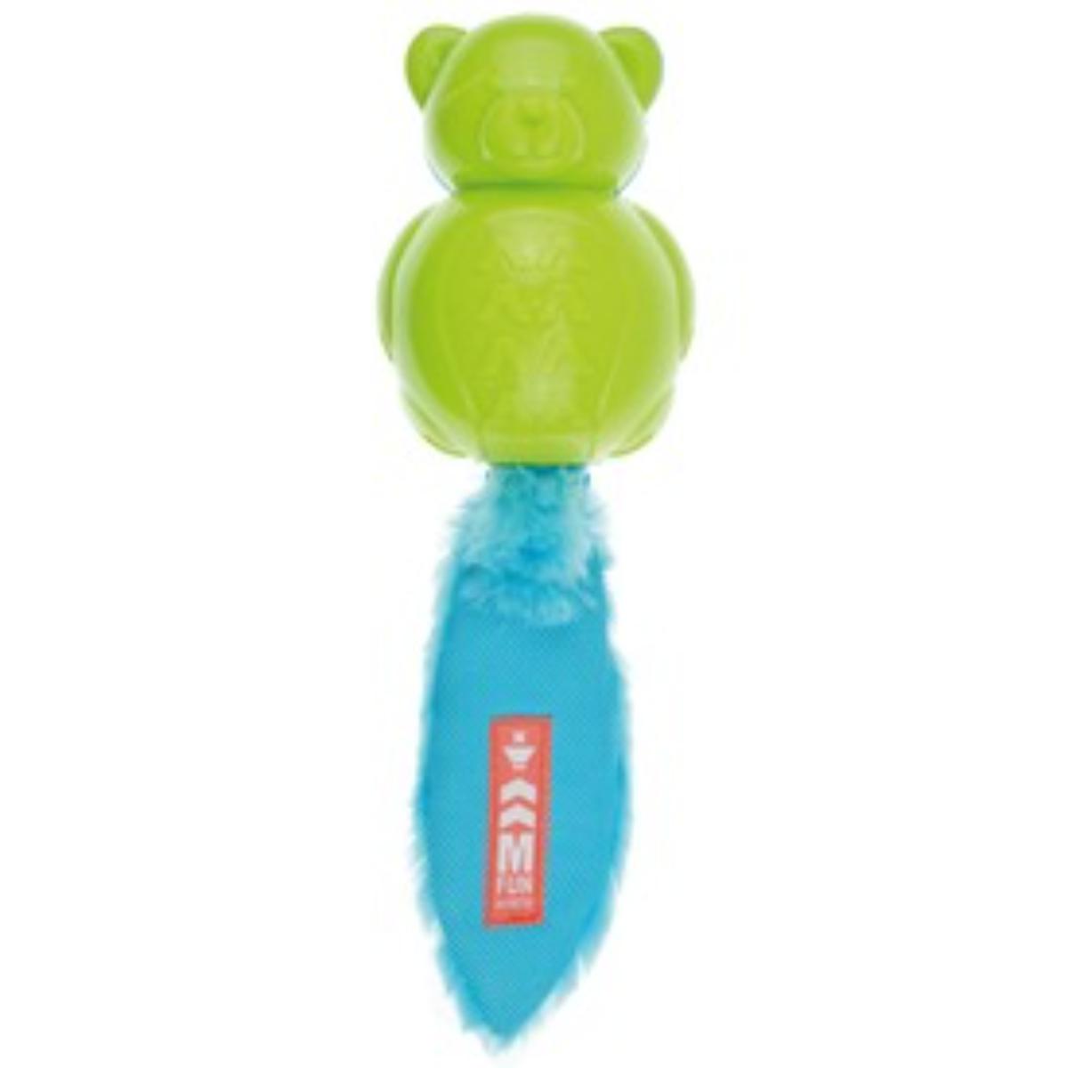 M-PETS Teddy On/Off, jucărie interactivă câini, cu sunet, cauciuc M-PETS Teddy On/Off, jucărie interactivă câini S-M, cu sunet, cauciuc, albastru și verde, 30x8.5x9.2cm