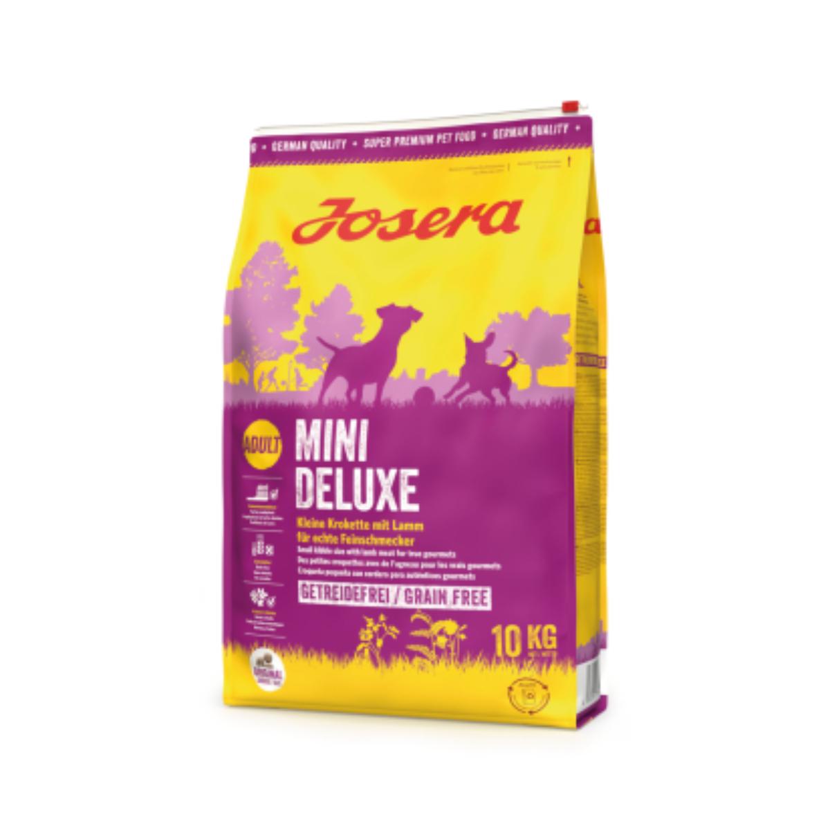 JOSERA Mini Deluxe, XS-S, Miel, hrană uscată fără cereale câini, sensibilități dentare, 10kg