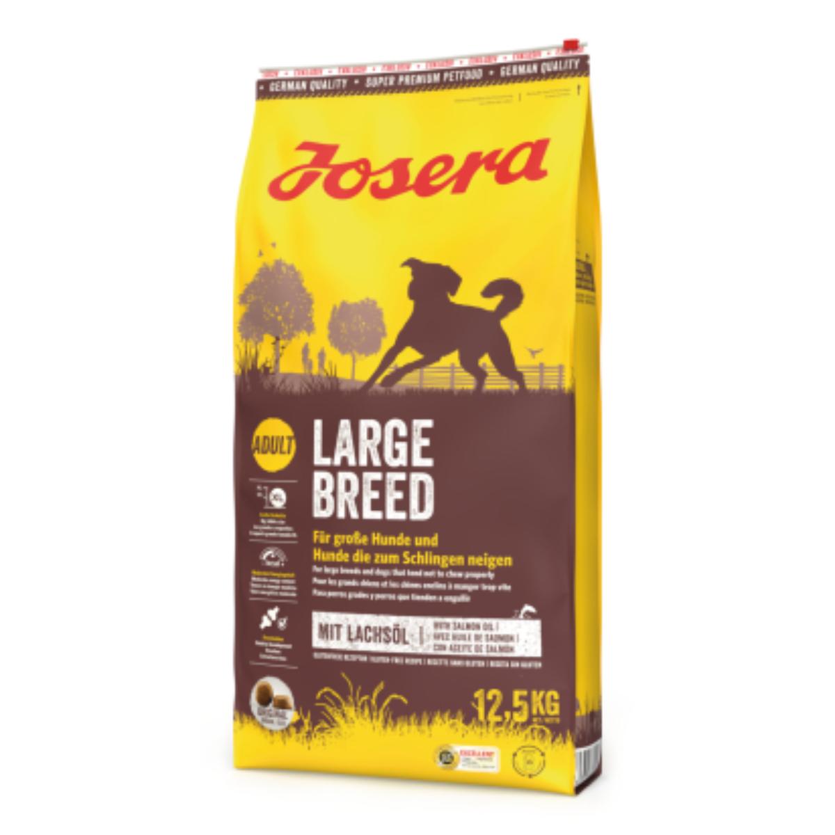 JOSERA Large Breed, L-XL, Pasăre și Somon, hrană uscată câini, 12.5kg - 1 | YEO