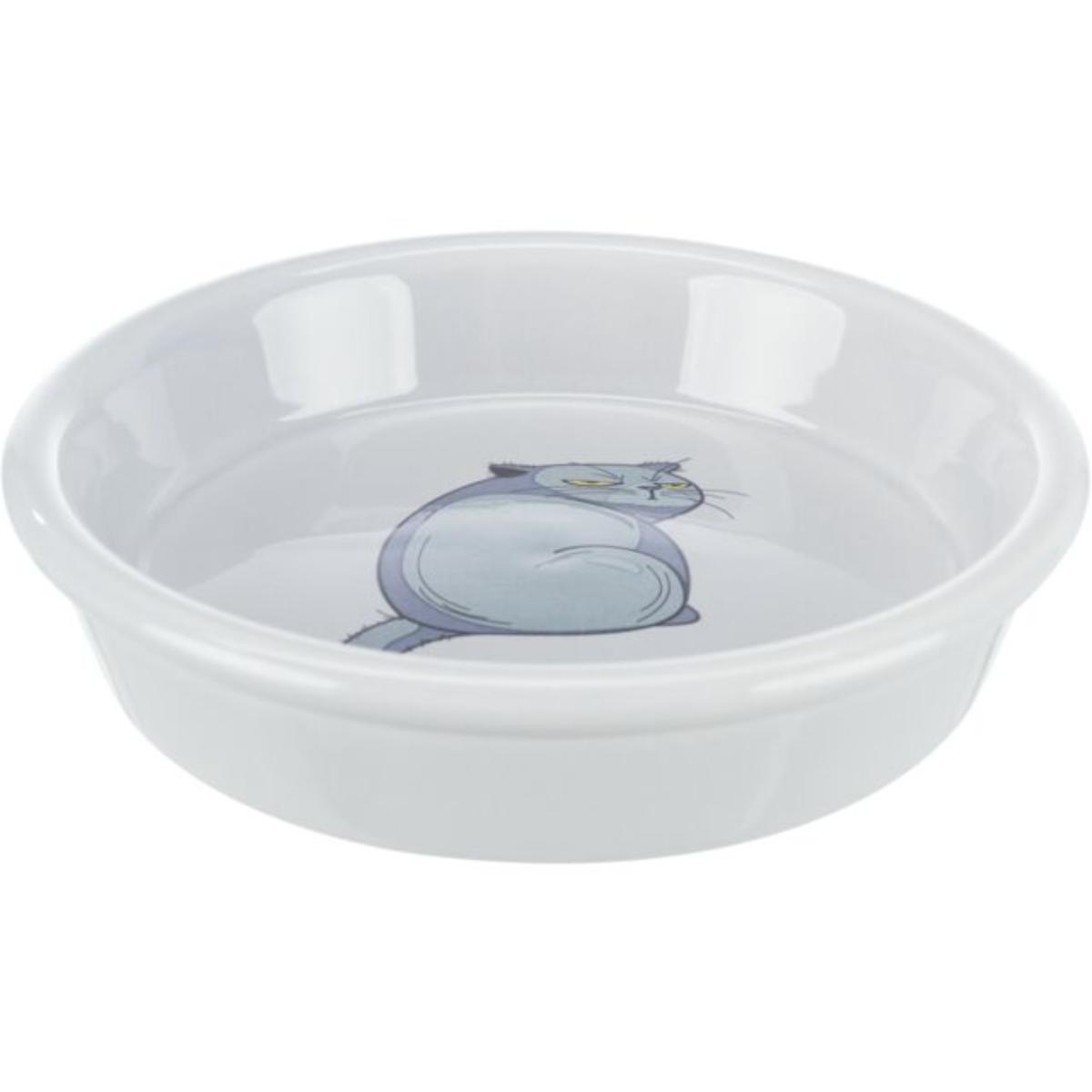 TRIXIE, castron pisici, ceramica, ⌀13cm, 0.25l - 1 | YEO