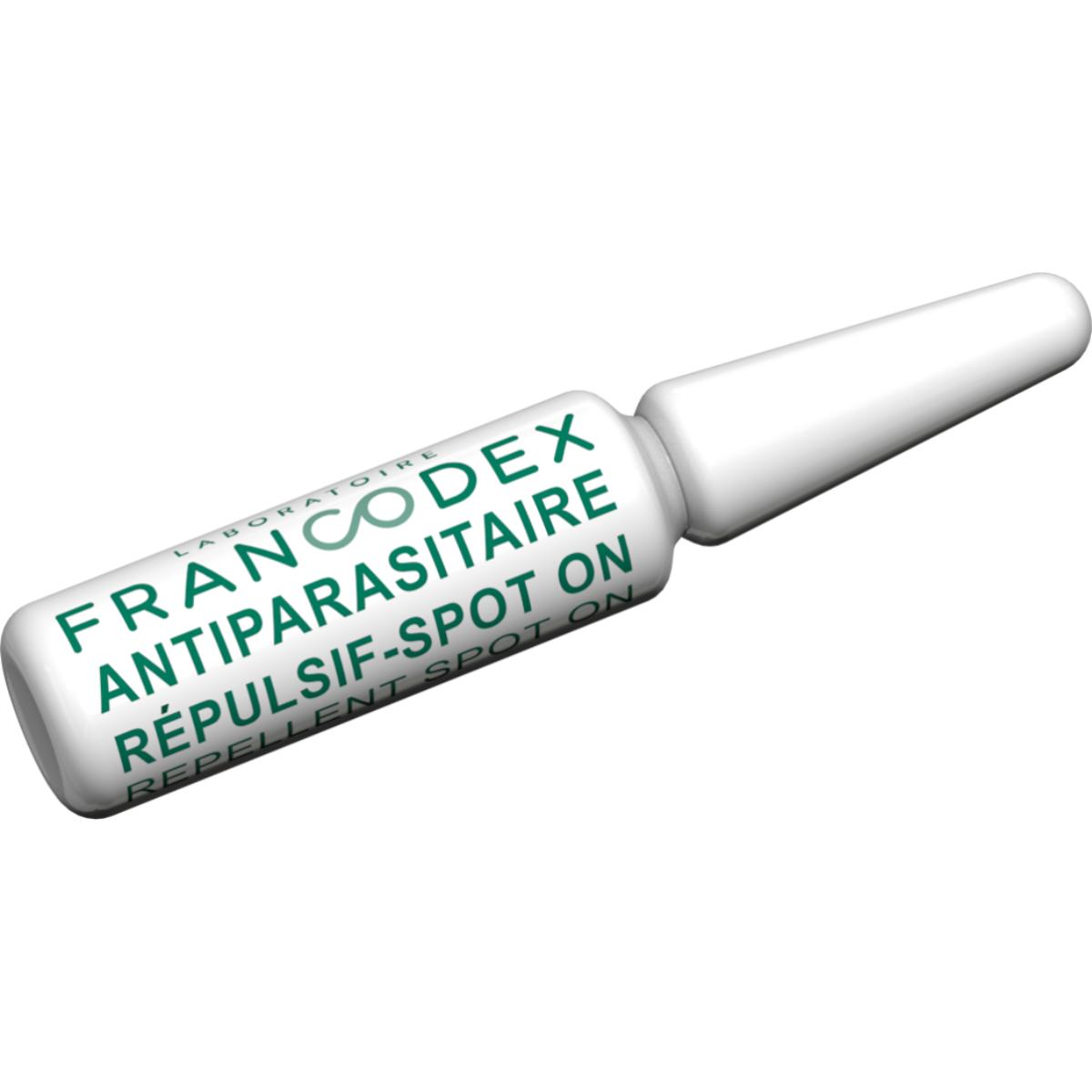 FRANCODEX, deparazitare externă naturală pisici, (2 - 8kg), pipetă repelentă, 1ml x 4buc - 2 | YEO