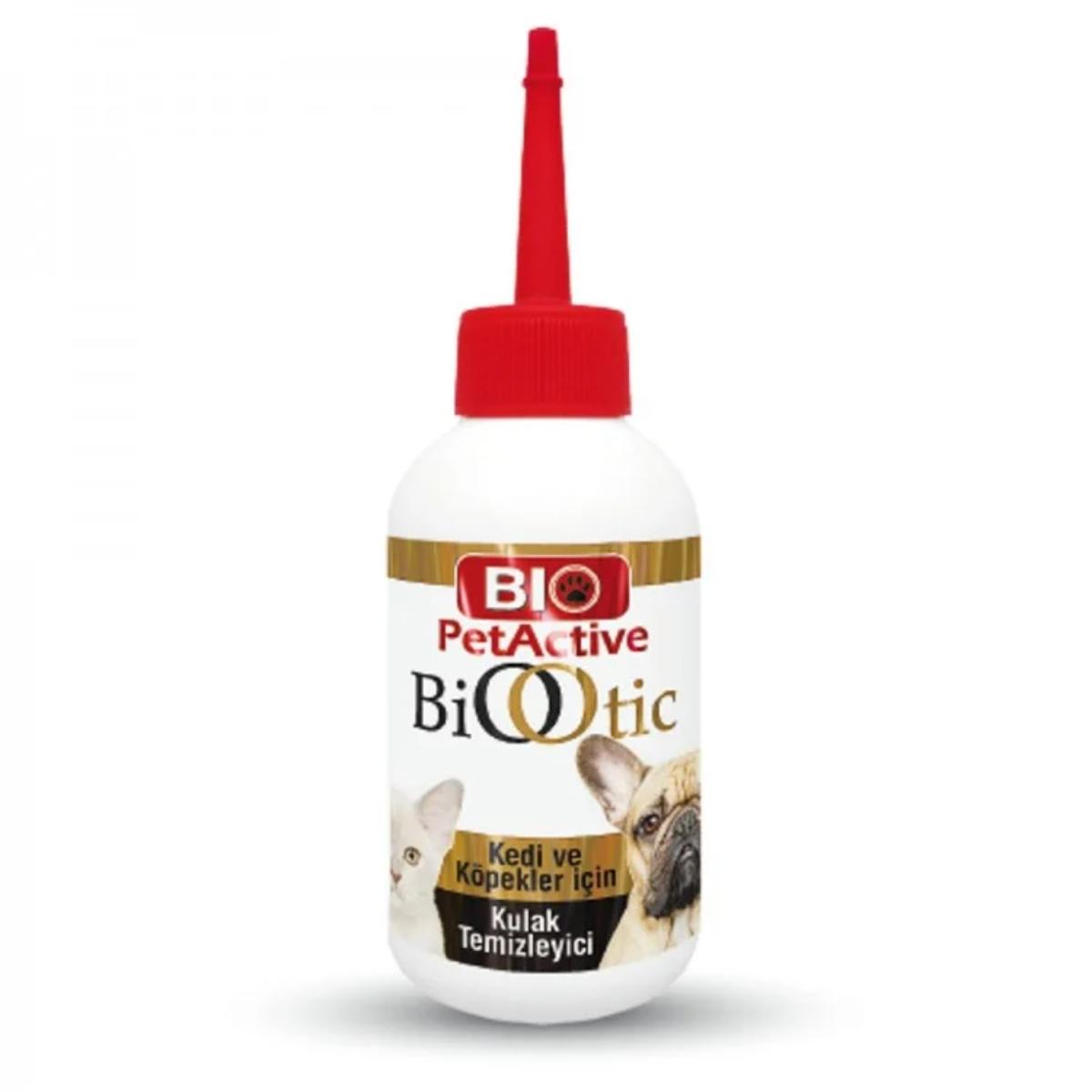 BIO PETACTIVE Bio Otic, soluție igiena urechilor câini, flacon, 100ml - 1 | YEO