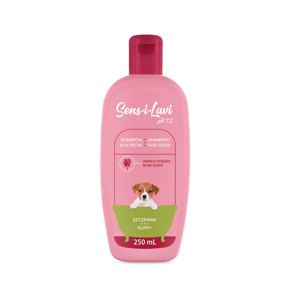 SENS-I-LAVI Puppy, șampon câini junior, Trandafir, flacon, 250ml - 2 | YEO