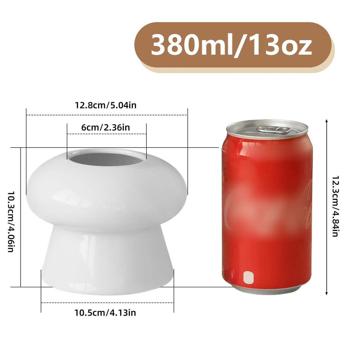 CINF Bol din Ceramică, Înalțat pentru Apă, Pisici, 380ml - 3 | YEO