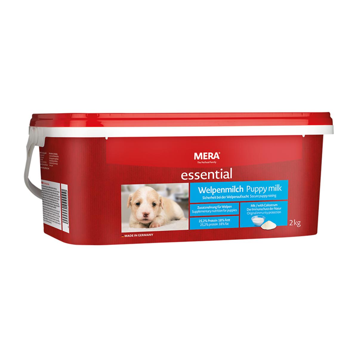 MERA Essential Puppy Milk, XS-XL, Lapte, cutie înlocuitor lapte matern câini junior, 2kg