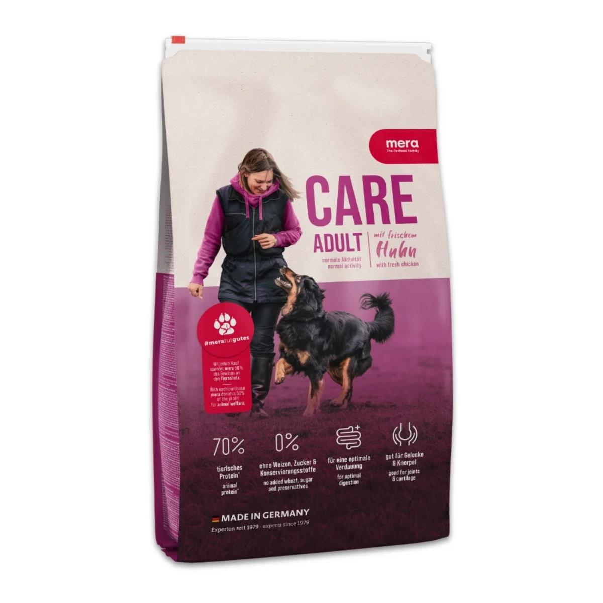 MERA Care, XS-XL, Pui, hrană uscată câini, 10kg