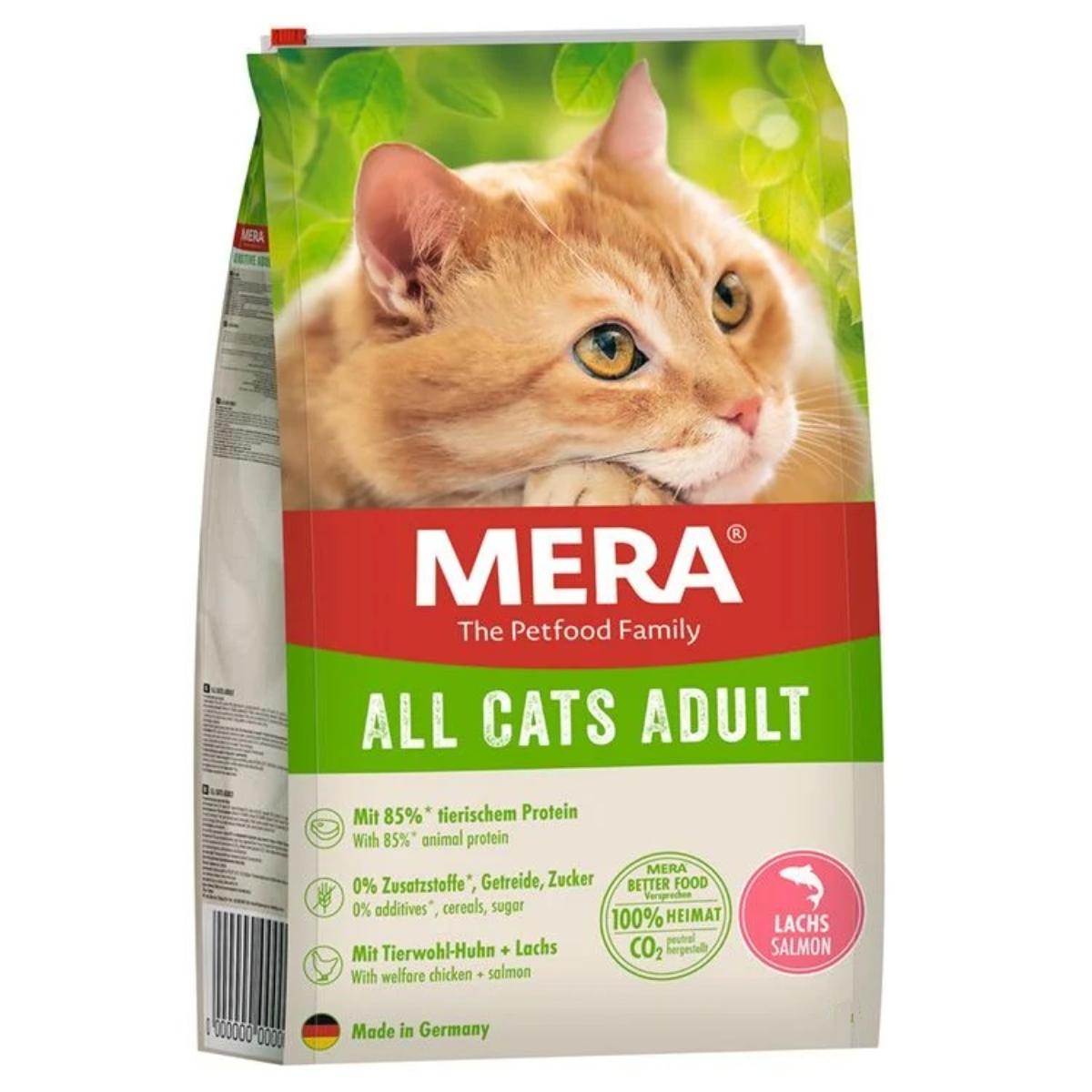 MERA, Somon, hrană uscată fără cereale pisici, 10kg - 1 | YEO