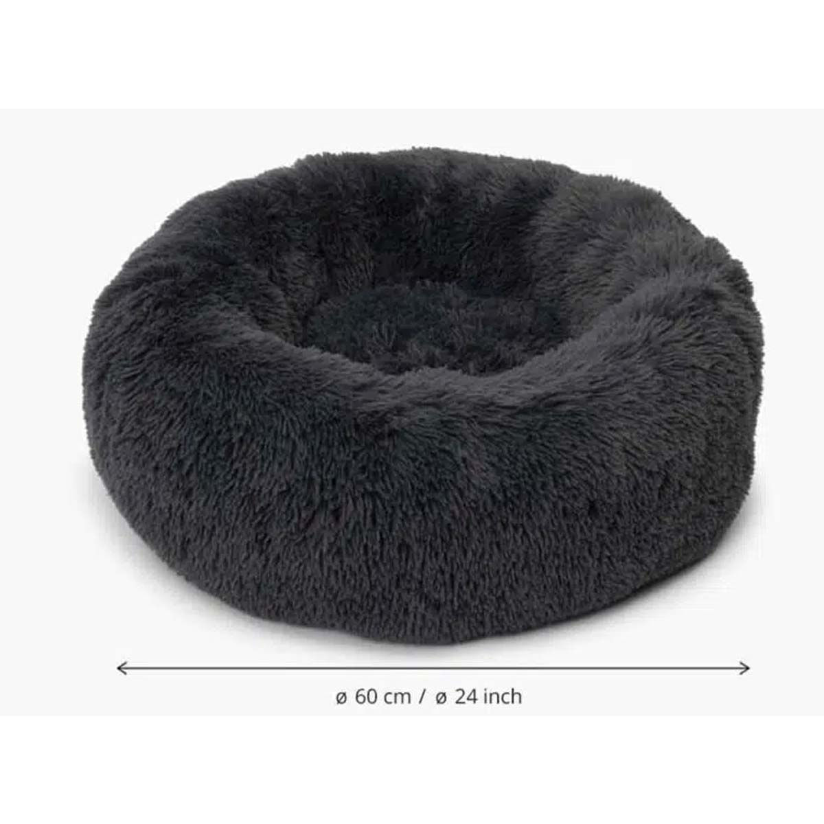 CATIT Cama Fluffy, coș rotund pentru pisici, Gri,  ⌀ 60 cm CATIT Cama Fluffy, coș rotund pentru pisici,  Gri, ⌀ 60 cm - 2 | YEO