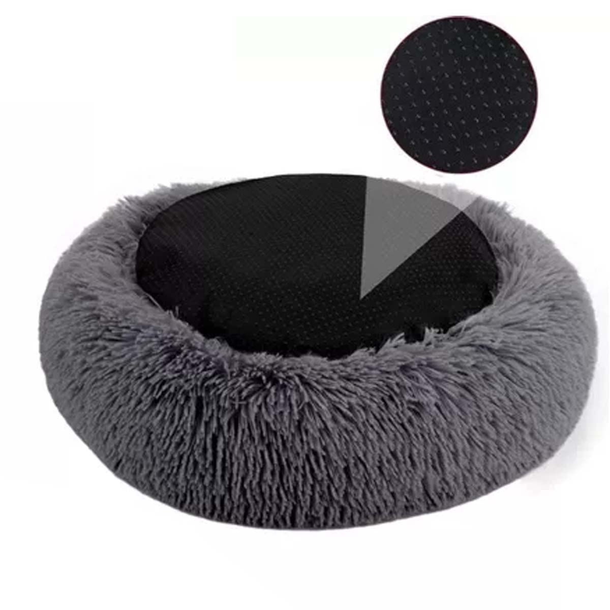 CATIT Cama Fluffy, coș rotund pentru pisici, Gri,  ⌀ 60 cm CATIT Cama Fluffy, coș rotund pentru pisici,  Gri, ⌀ 60 cm - 4 | YEO