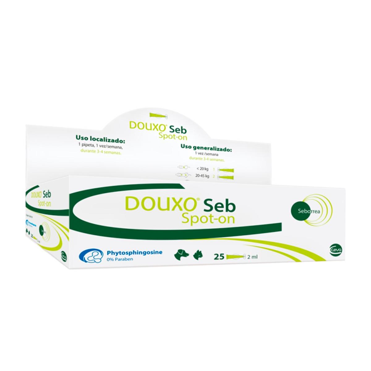 DOUXO S3 Seb Spot on, tratament adjuvant pipete câini și pisici, anti-mătreață, cutie, 2mlx25 buc