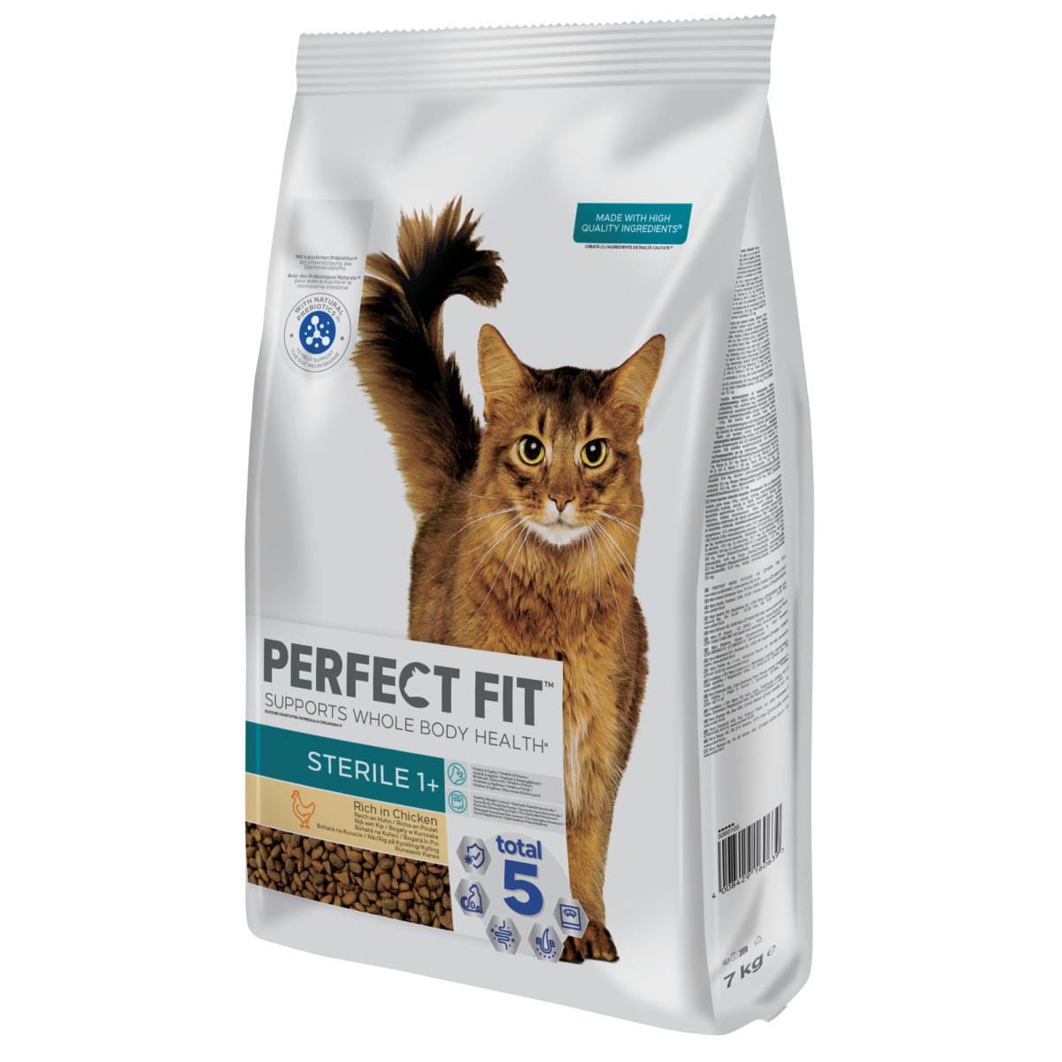 PERFECT FIT Cat Sterile 1+, Pui, hrană uscată pisici sterilizate, 750g