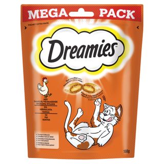 DREAMIES, Pui, punguță recompense pisici, 180g