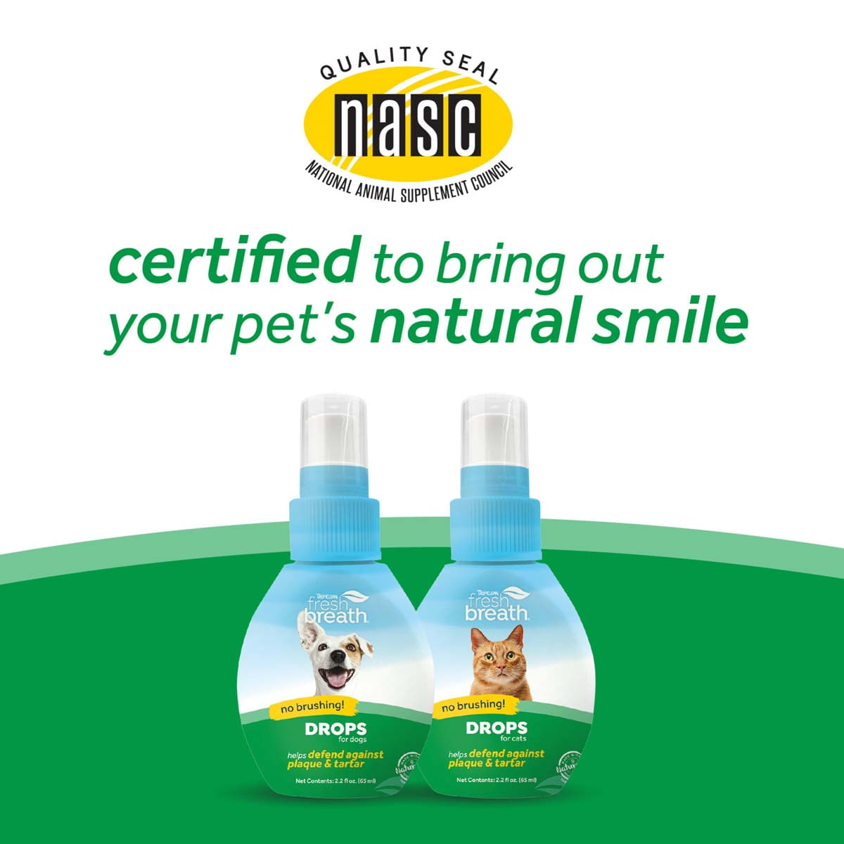Fresh Breath Drops TropiClean For Cats, 65 ml