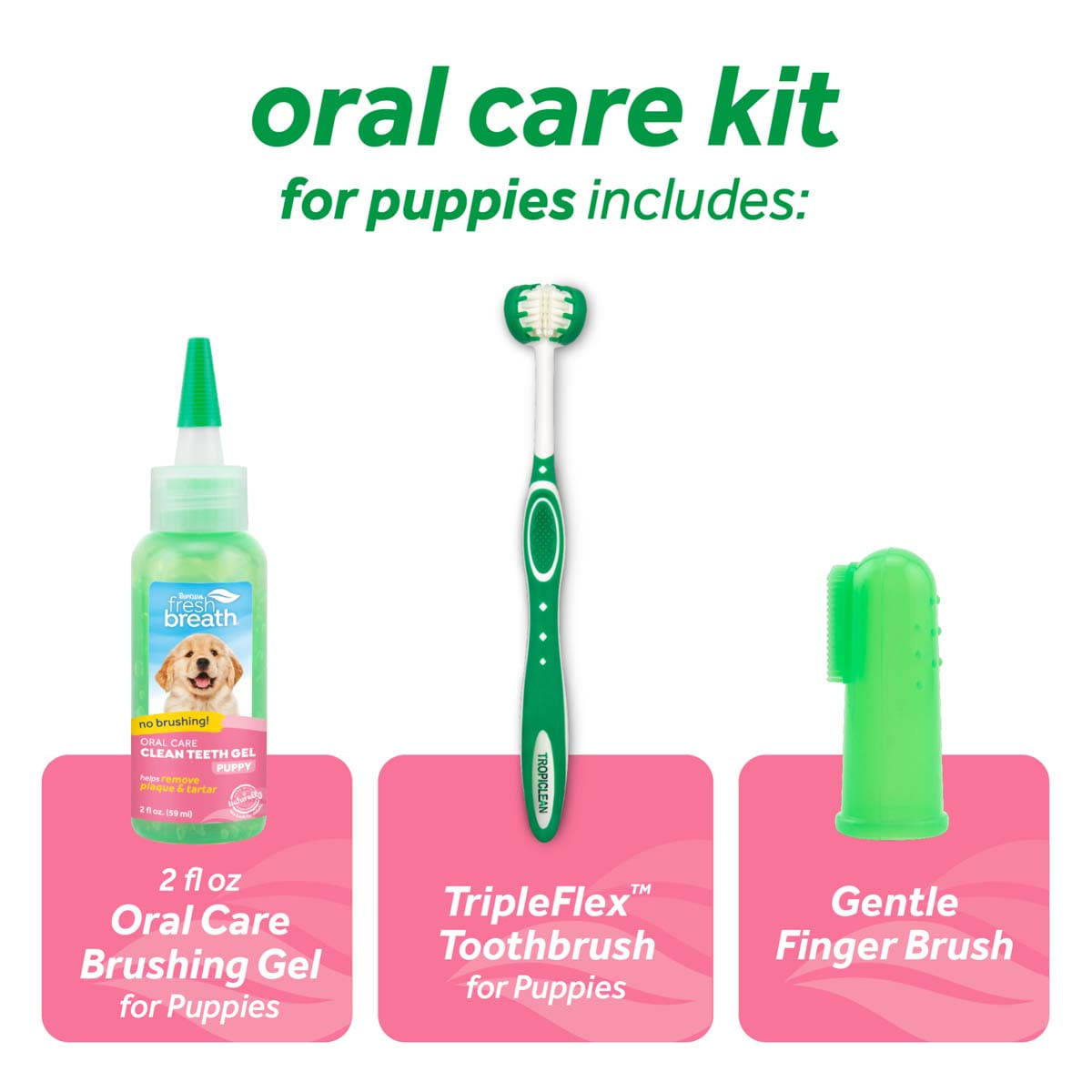 Kit Igiena Orala Fresh Breath Puppy TropiClean, 59 ml - 4 | YEO