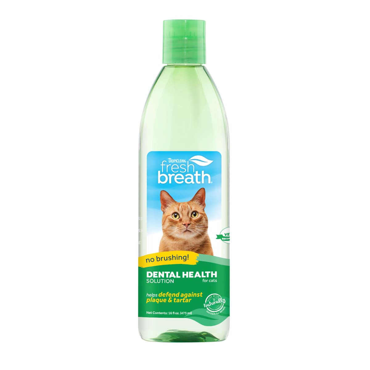 Aditiv Apa TropiClean Oral Care pentru Pisici, 473 ml