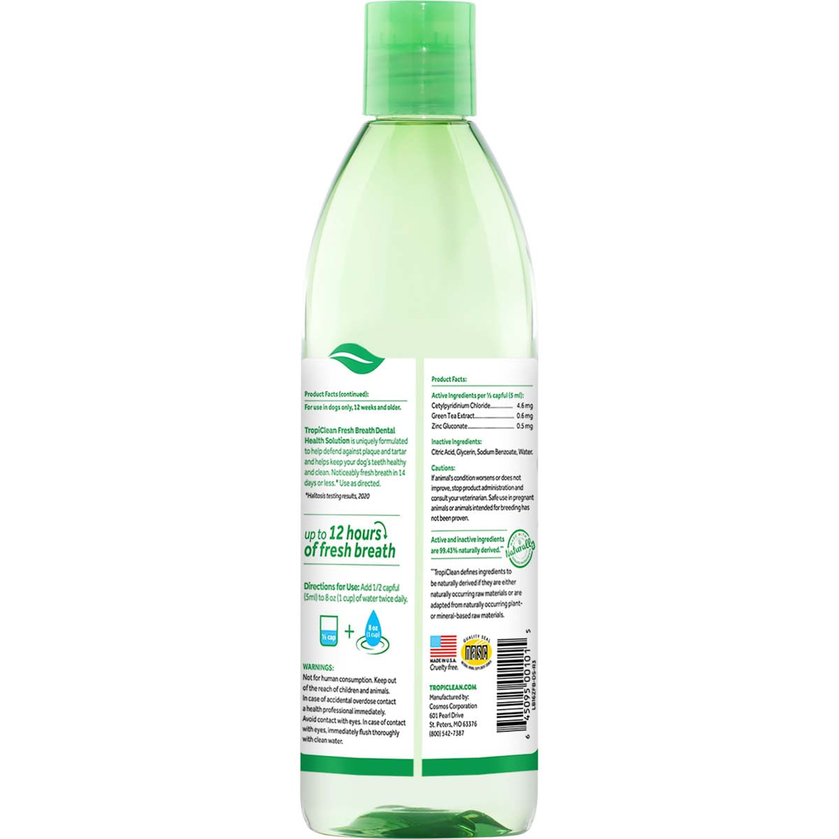 Aditiv Apa TropiClean Oral Care, 473 ml - 2 | YEO