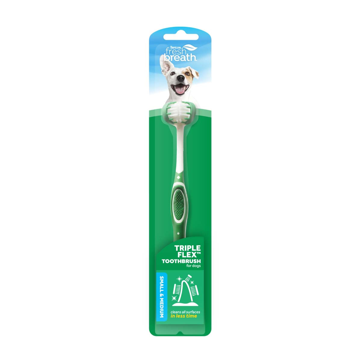 Triple Flex Toothbrush TropiClean For Small Dogs S - 1 | YEO