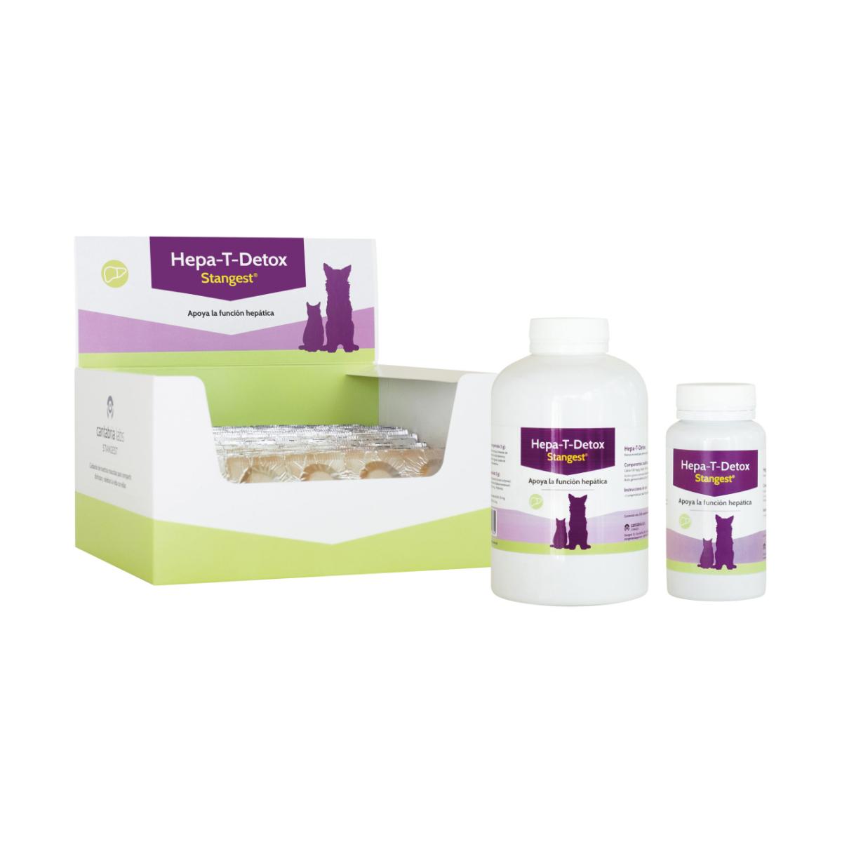 STANGEST Hepa-T-Detox, XS-XL, supliment sistem hepatic câini și pisici, flacon, 60 comprimate