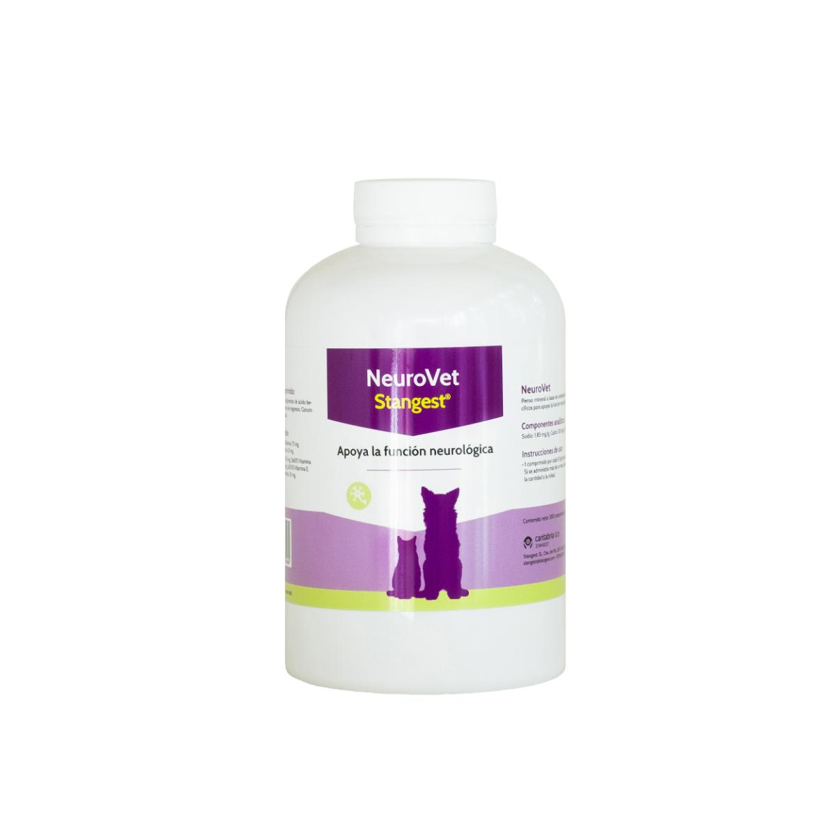 STANGEST Neurovet, supliment sistem nervos & calmante câini, comprimate STANGEST Neurovet, XS-XL, supliment sistem nervos & calmante câini și pisici, flacon, 300 comprimate - 1 | YEO