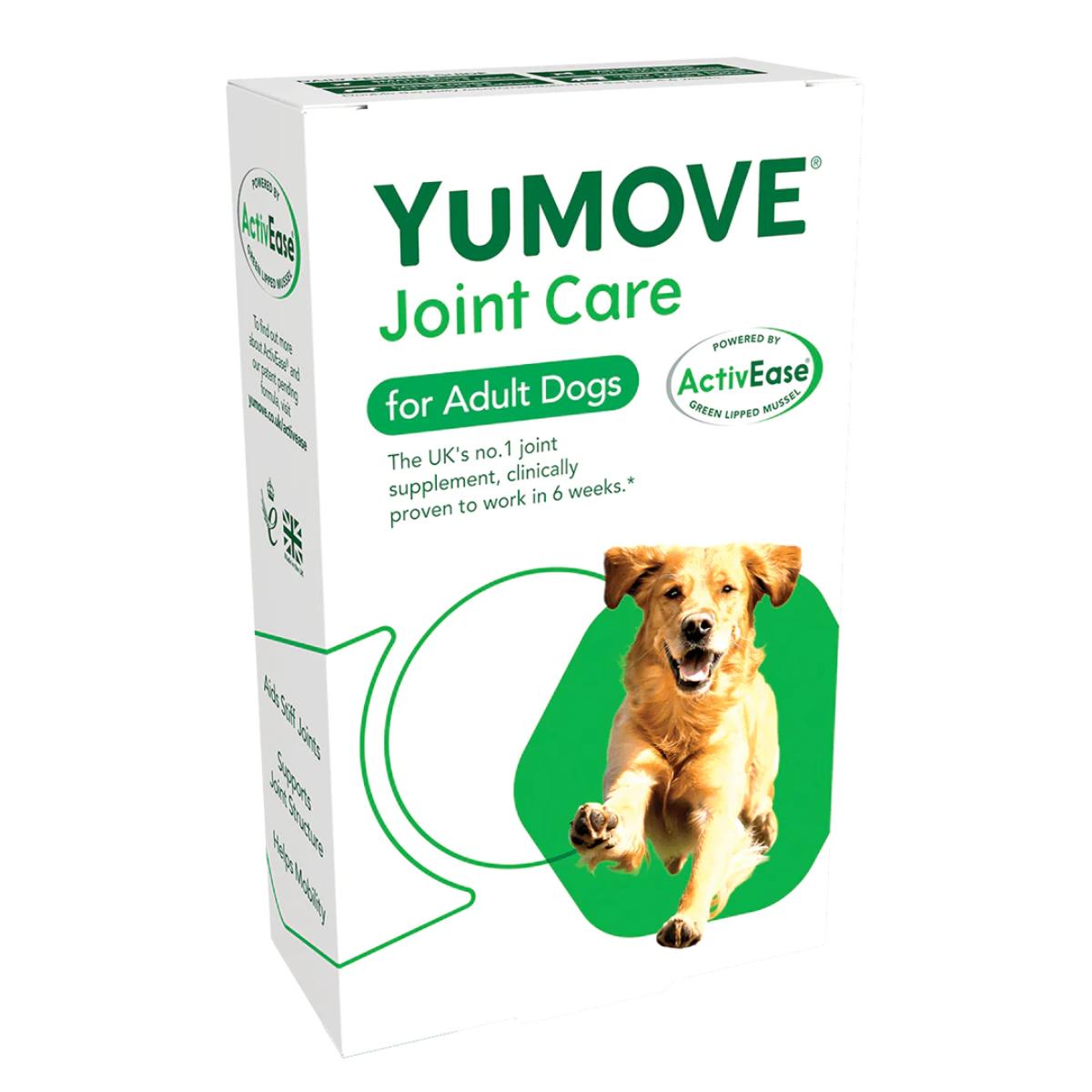 YuMOVE Joint Care for Adult Dogs, supliment sistem articular câini, comprimate YuMOVE Joint Care for Adult Dogs, XS-XL, supliment sistem articular câini, cutie, 120 comprimate - 1 | YEO