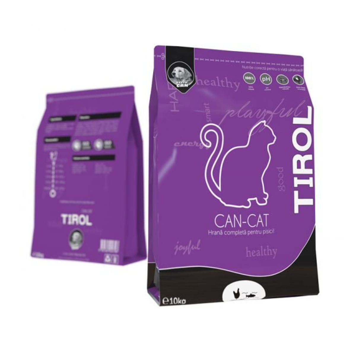 TIROL Can-Cat, Ficat, hrană uscată pisici, 10kg - 1 | YEO