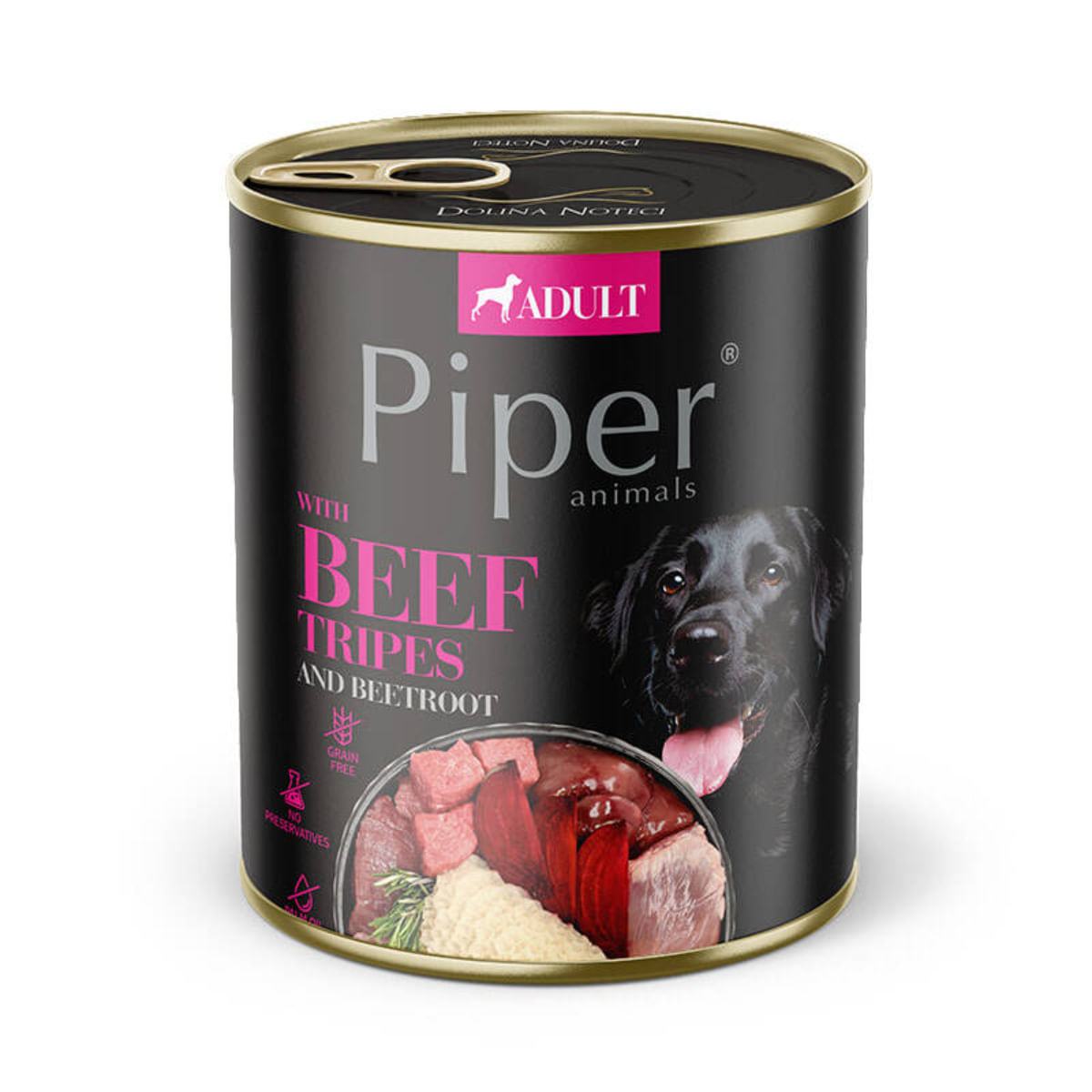 PIPER Animals, XS-XL, Burtă de Vită, conservă hrană umedă fără cereale câini, (în aspic), 800g