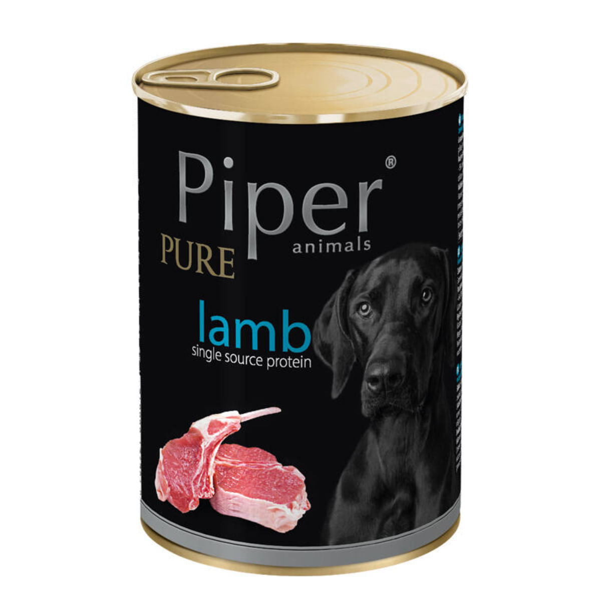 PIPER Pure Platinum, XS-XL, Miel, conservă hrană umedă monoproteică fără cereale câini, (în aspic), 400g