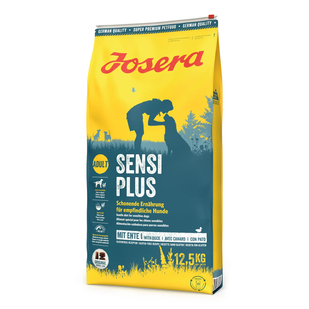 JOSERA Sensi Plus, XS-XL, Pasăre și Rață, hrană uscată câini, 12.5kg - 1 | YEO