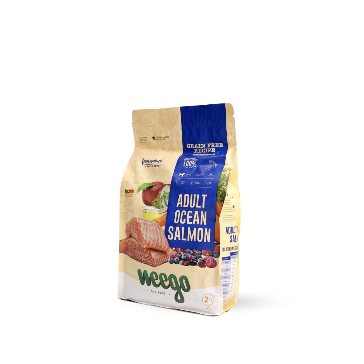 WEEGO Ocean Salmon, XS-XL, Somon, hrană uscată monoproteică fără cereale câini, 2kg