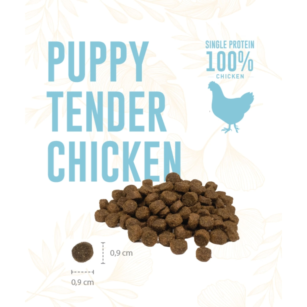 WEEGO Puppy Tender Chicken, XS-XL, Pui, hrană uscată fără cereale câini junior, 2kg - 2 | YEO