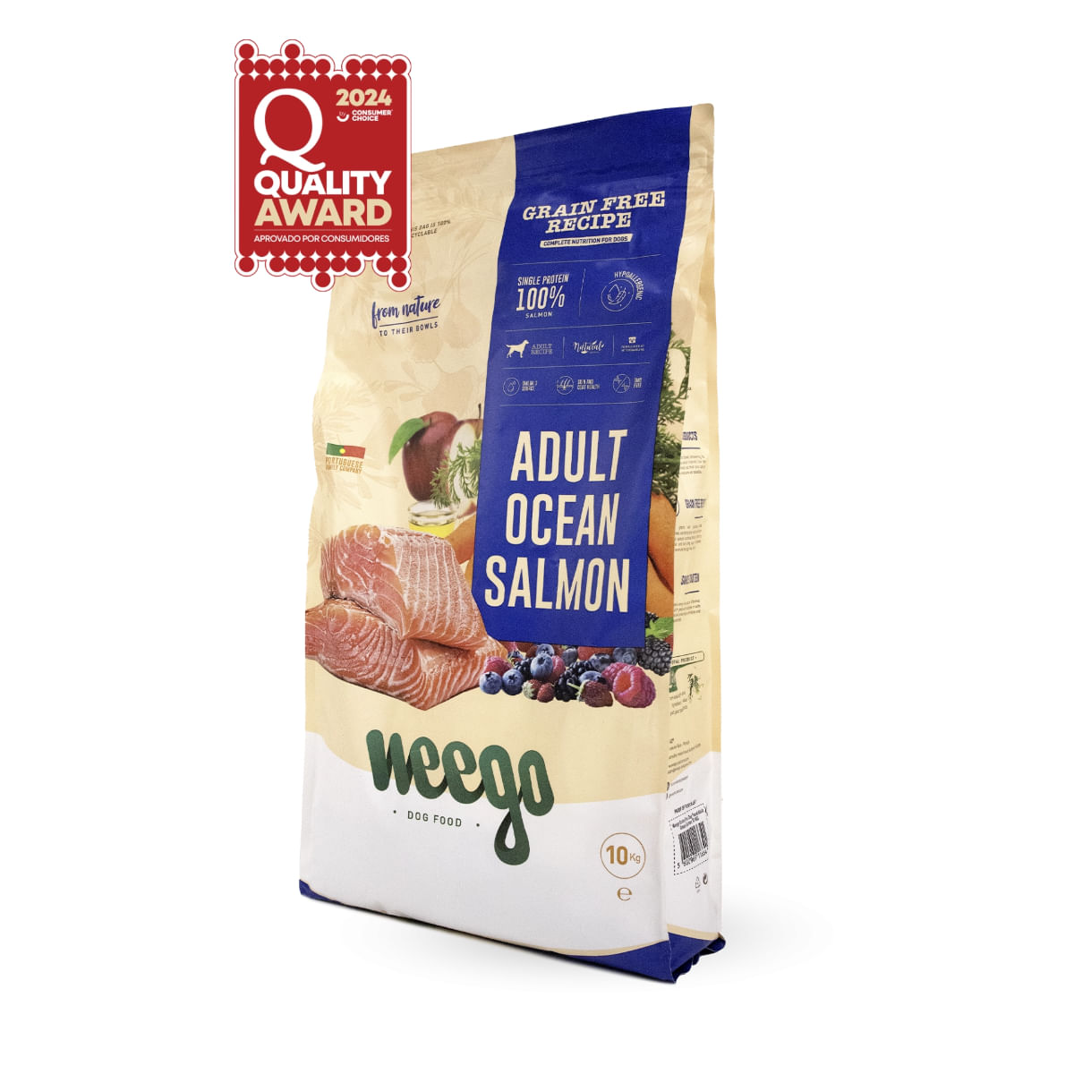 WEEGO Ocean Salmon, XS-XL, Somon, hrană uscată monoproteică fără cereale câini, 10kg