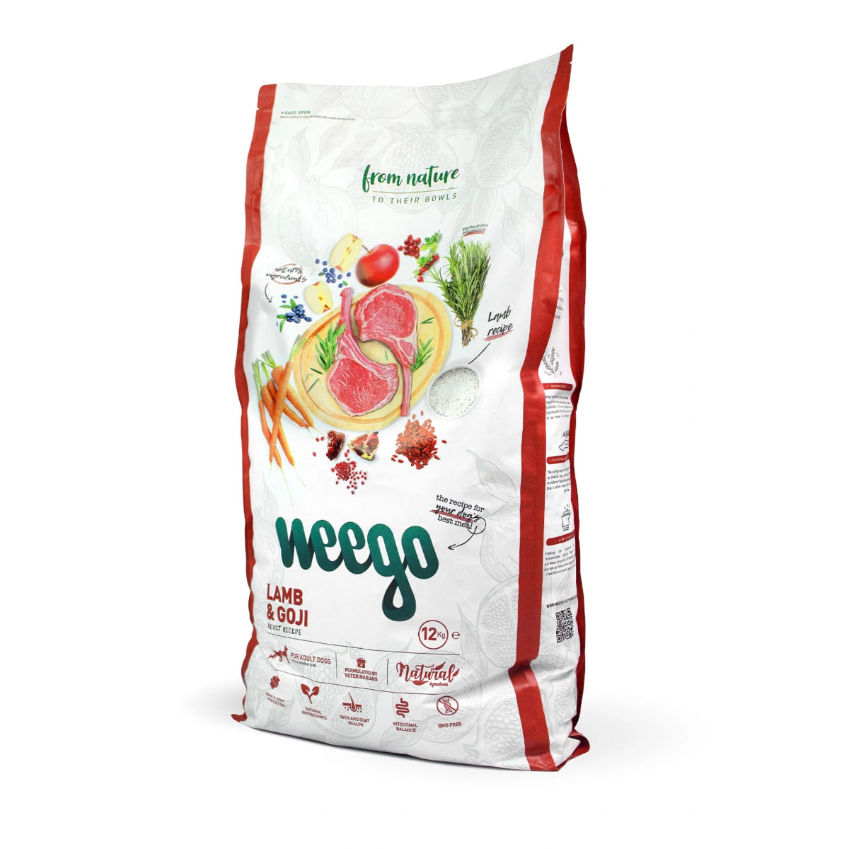 WEEGO, XS-XL, Miel și Goji, hrană uscată câini, 12kg - 1 | YEO