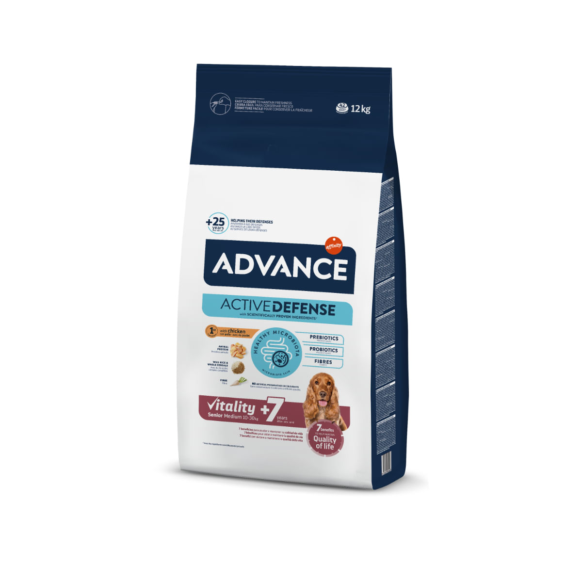 ADVANCE Vitality +7 Medium, M, Pui, hrană uscată câini senior, 12kg - 3 | YEO