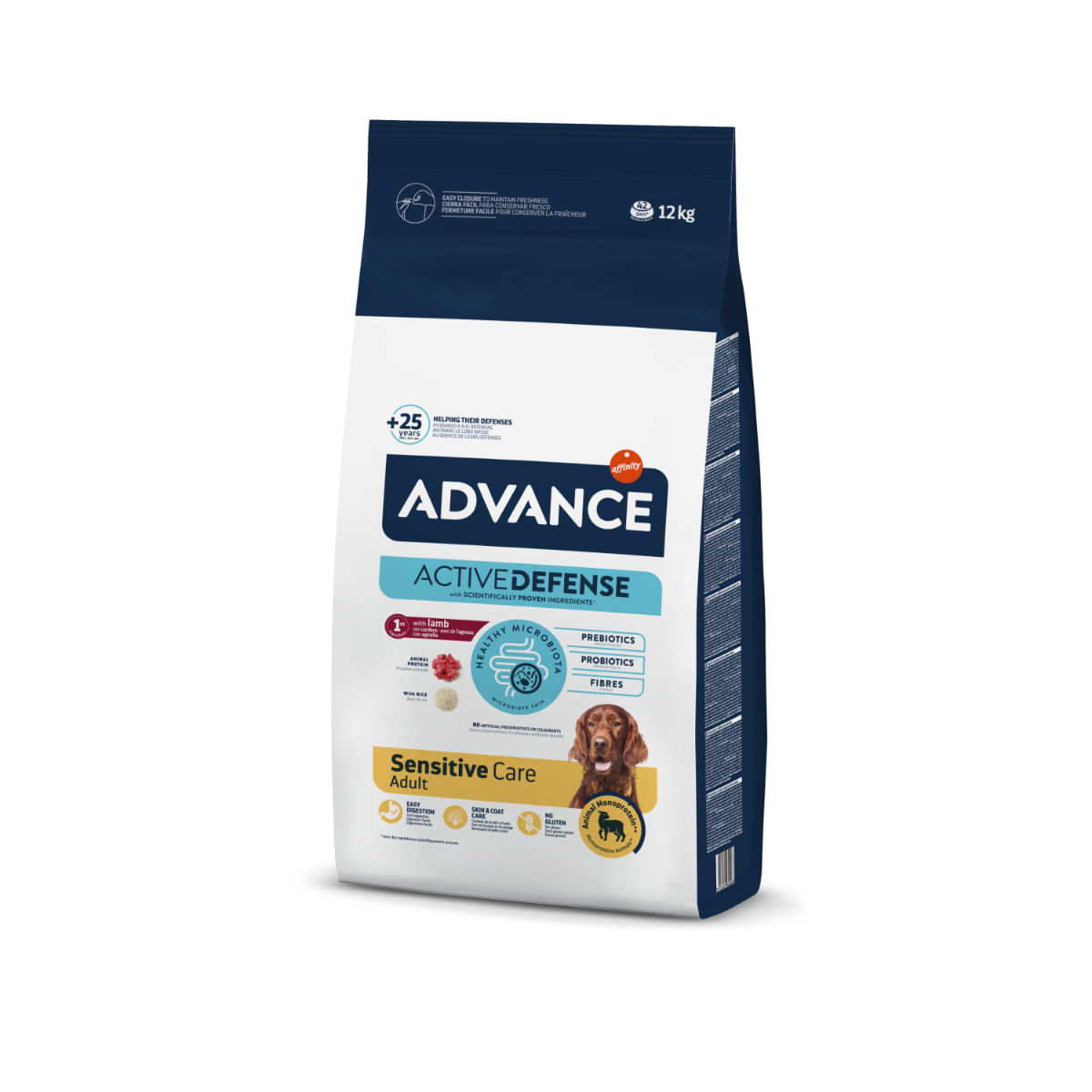 ADVANCE Sensitive Care, XS-XL, Miel și Orez, hrană uscată câini, sistem digestiv, 3kg - 2 | YEO